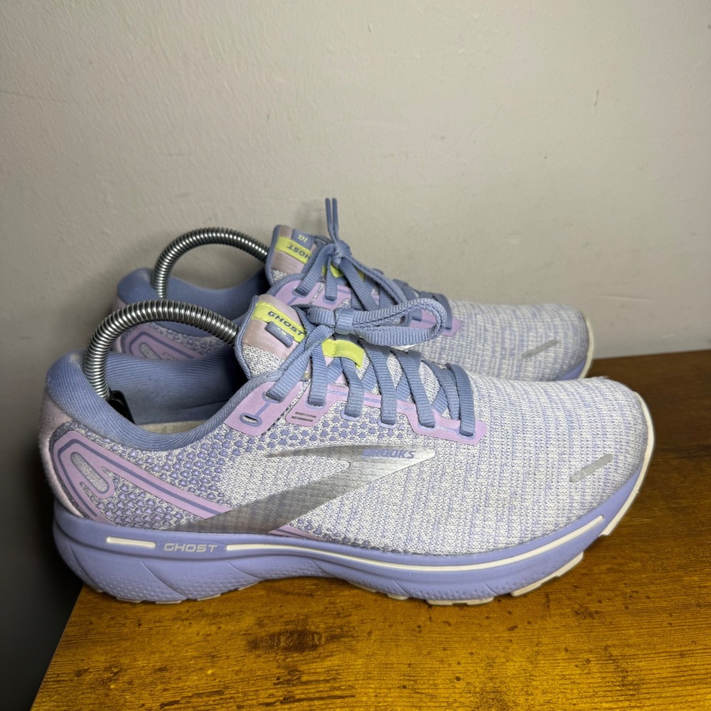 Brooks Ghost 14 Running Shoes Women Size 9.5 Purple 1203561B566